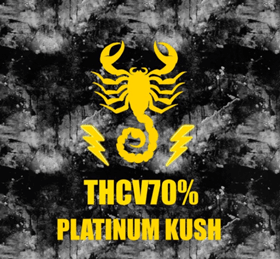 Scorpion Platinum kush 70% 0.5ml THCVリキッド